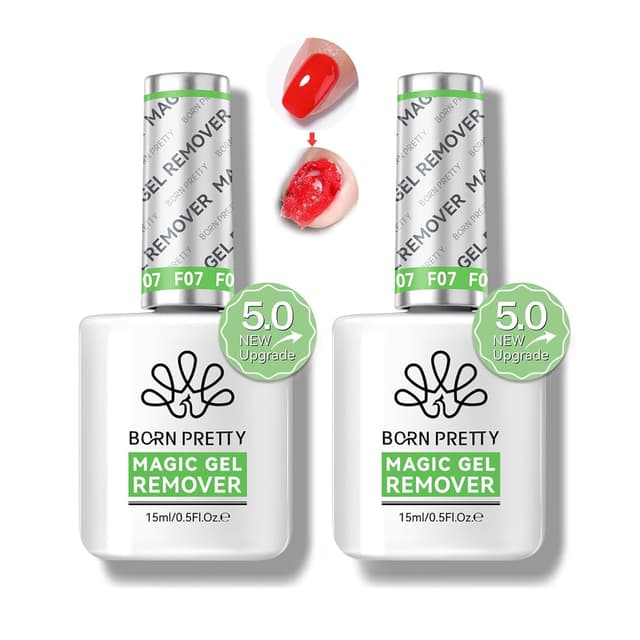 Detalle de Born Pretty UV Nagellackentferner 2×15 ml 💅