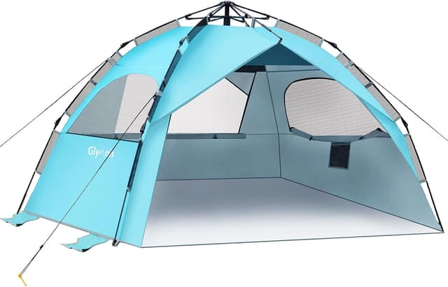 Detalle de Glymnis Large Pop Up Beach Tent (for 4-6), Instant Automatic UV Sun Shelter