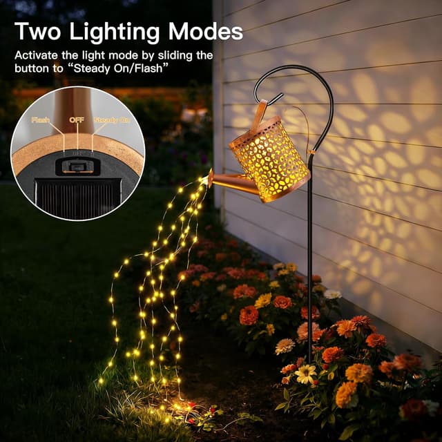 Detalle 1 de Ollny Solar Watering Can Lights 10 hrs