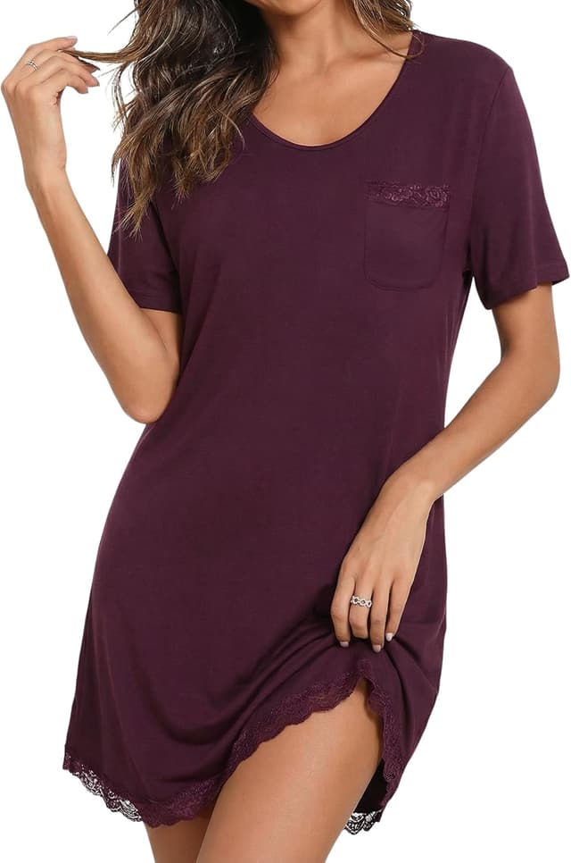 Detalle de Demegimi Nachthemd Baumwolle 40°C