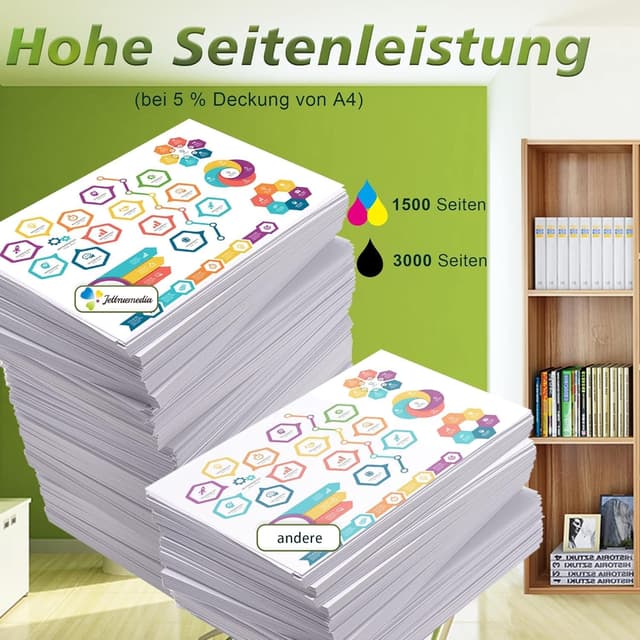 Detalle de LC3219XL kompatible Tintenpatronen für Brother (8er-Pack) – passend für MFC-J5330dw & mehr