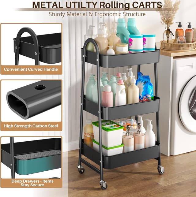 Thumbnail 1 de StowBin StowBin carrello multiuso 3 livelli