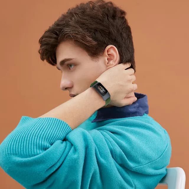 Thumbnail 6 de SHIJZWD Elastic Braided Straps for Fitbit Charge 5/6 – Breathable Adjustable Nylon Loop Replacement Bands