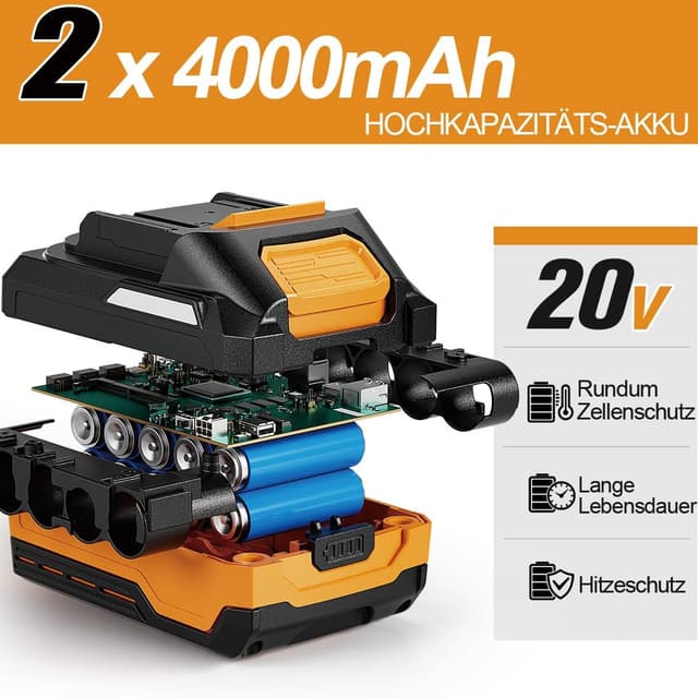 Detalle 1 de Adedad 1.000 Nm Schlagschrauber 1/2 Zoll
