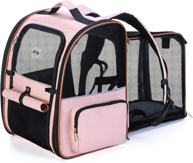 Imagen de Lekespring Katzenrucksack erweiterbar 32×28,4×42 cm en OfertitasTOP