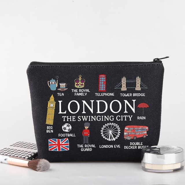 Detalle 1 de MYSOMY London Travel Makeup Bag