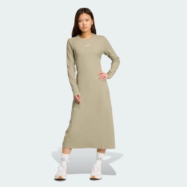Imagen de Adidas Vestido largo de invierno Verde en OfertitasTOP