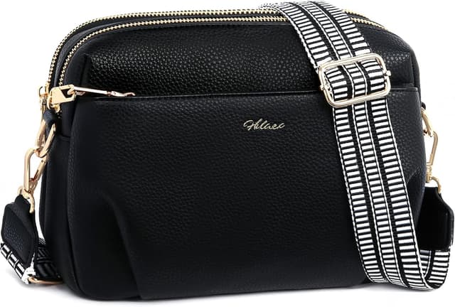 Thumbnail 6 de HILAEX Anti-Theft Crossbody Bag for Women with RFID Blocking and 4 Zip Compartments