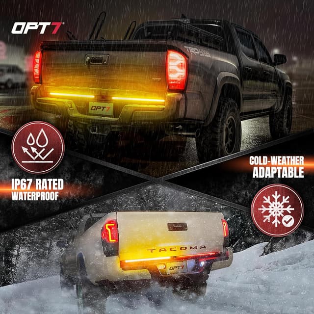 Thumbnail 4 de OPT7 Redline Parlux Triple Row LED Tailgate Light Bar 🚚