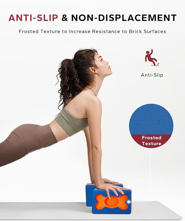 Detalle de HAPBEAR yoga blocks 23×15×7.5cm EVA foam