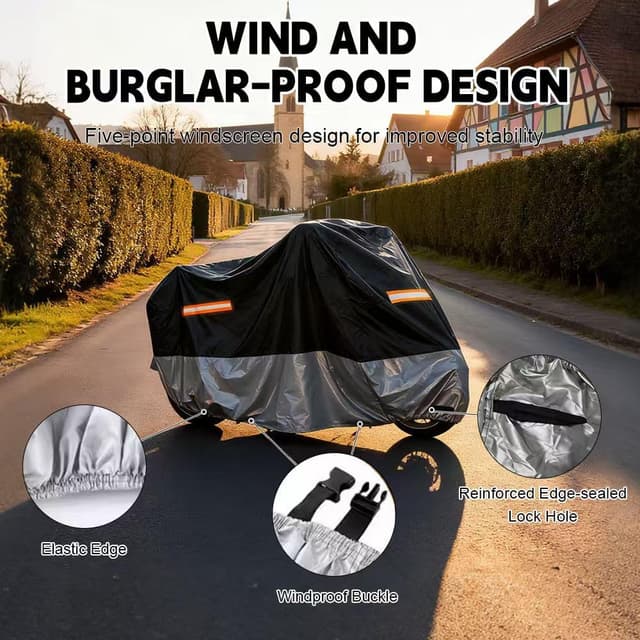 Thumbnail 3 de Motorbike Cover 96.5 in Universal Waterproof