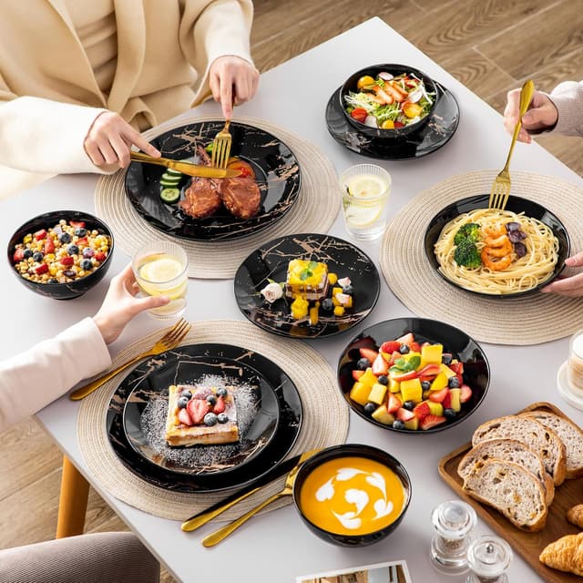 Thumbnail 5 de LOVECASA Daphne Vajilla 24 piezas para 6