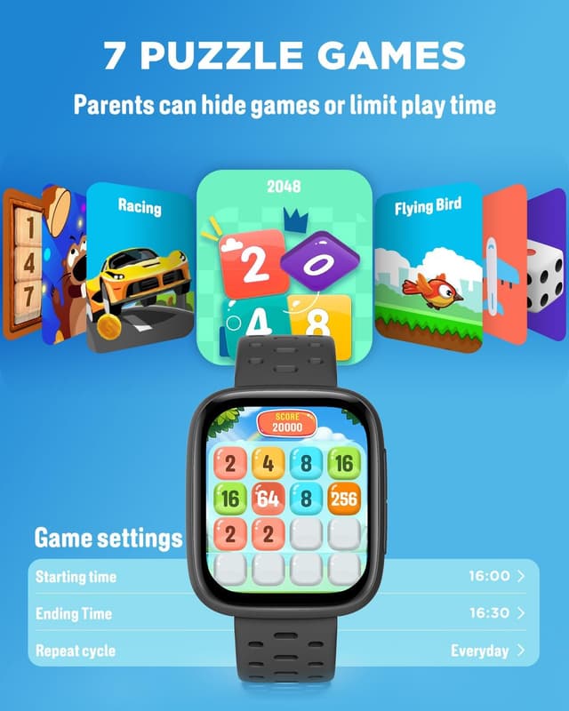 Thumbnail 6 de BIGGERFIVE Kids Smart Watch 1.8 inch AMOLED