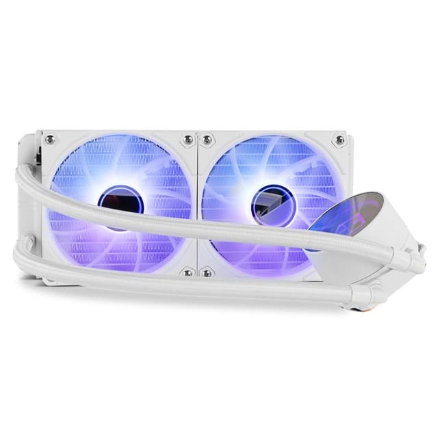 Detalle 2 de NOX HUMMER M-240 ARGB Kit refrigeración líquida 240 mm blanco