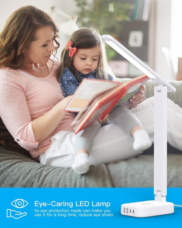 Thumbnail 6 de Power Strip LED Desk Lamp 4 USB Ports