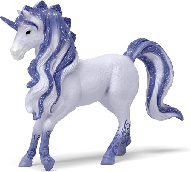 Detalle de schleich BAYALA Cosmos Einhorn Hengst 70858 – detailgetreue Sammelfigur (ab 5 Jahren)