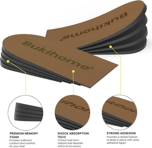 Thumbnail 3 de Bukihome Adjustable Heel Lift Inserts