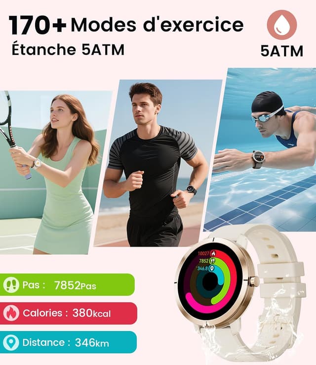 Detalle 2 de DREMAC montre connectée femme 1,35