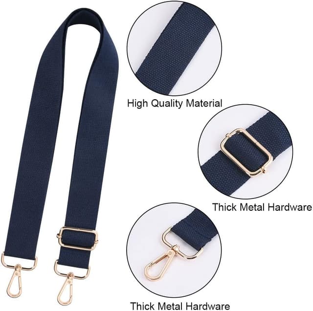 Detalle de Aucuu tracolla regolabile per borsa donna (80–130 cm), cinghia lunga con spallaccio morbido antiscivolo