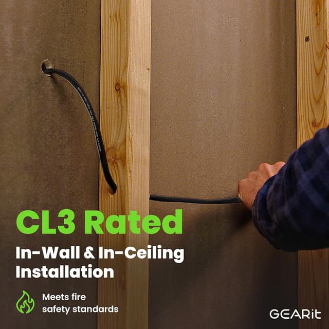 Detalle de GearIT 14/2 Speaker Wire 14 Gauge (100ft) CCA for outdoor direct burial and in-wall installs