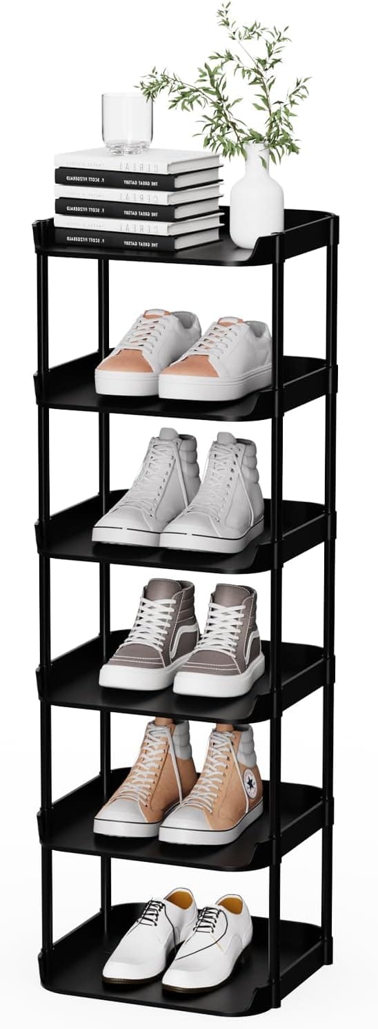 Imagen de Altdnmaf 6 tier Narrow Shoe Rack 28cm en OfertitasTOP