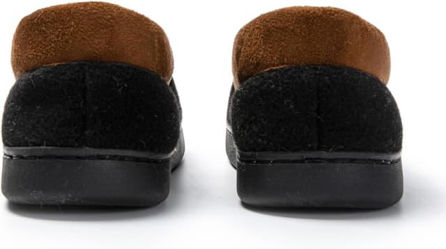 Detalle de JOMIX Charentaises homme d’hiver – chaussons de maison doux et chauds