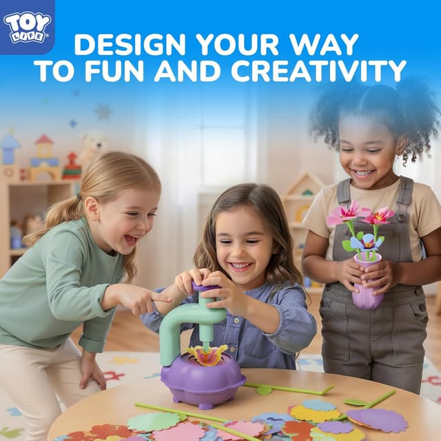 Thumbnail 1 de TOY Life DIY Flower Bouquet Kit 4+ 🎨