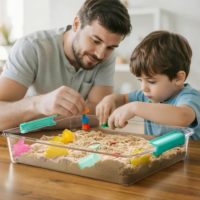 Detalle 2 de Vtopmart 6 Qt Plastic Storage Bins
