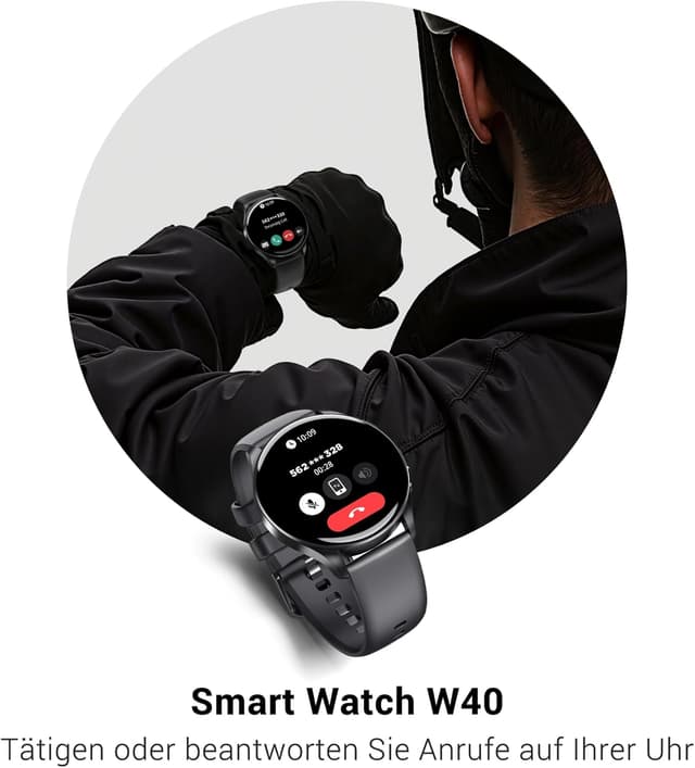 Detalle 2 de IOWODO Smartwatch 2026 Damen Herren 1.43 AMOLED