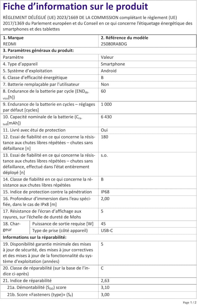 Thumbnail 6 de Xiaomi Redmi Note 15 Pro 5G (8+256 Go) — écran AMOLED 1.5K 6,83" et batterie 6580 mAh