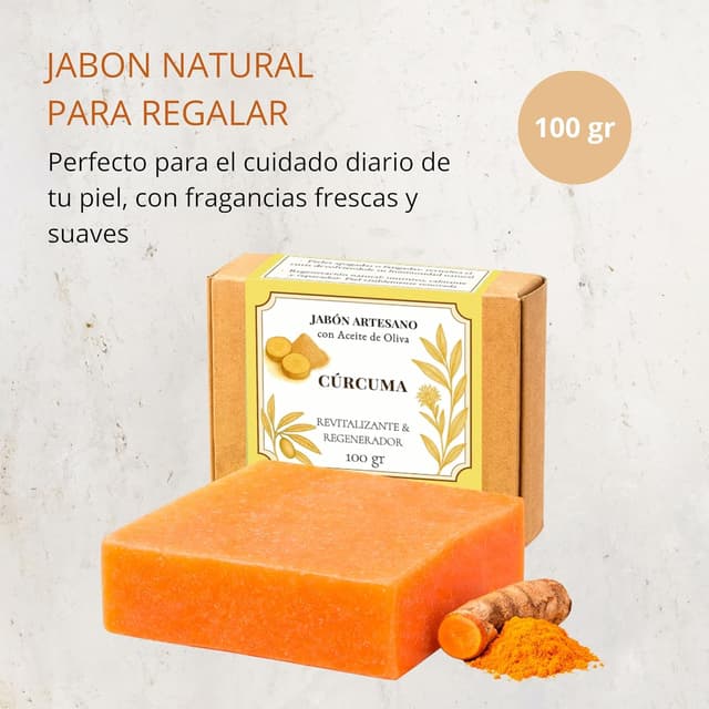 Detalle 2 de CABRERIZO SOAP Jabon de Curcuma 100 g