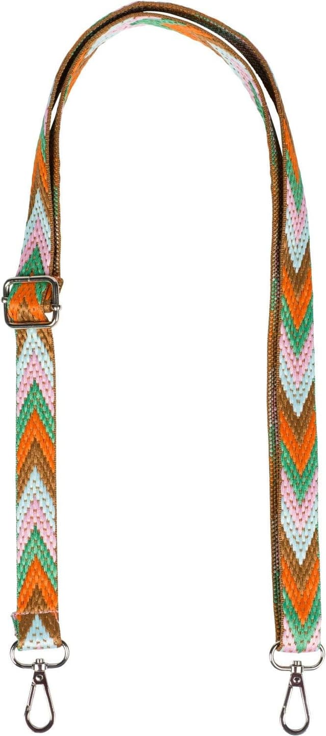 Detalle 2 de styleBREAKER tracolla stretta regolabile intercambiabile zig-zag unisex 02013023