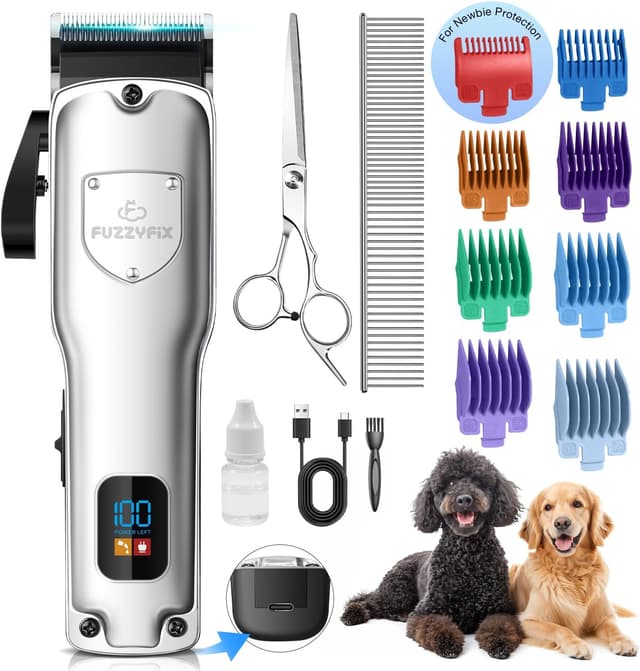 Detalle de FuzzyFix Hundeschermaschine 2500 mAh ✂
