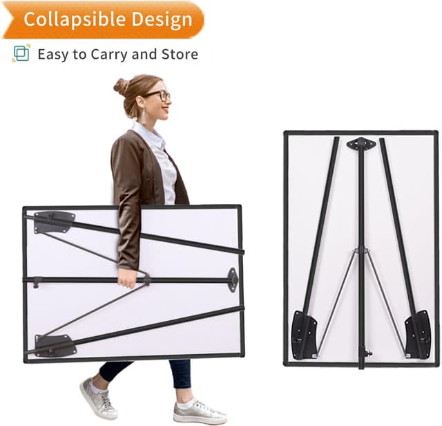 Thumbnail 4 de VIZ-PRO Magnetic Whiteboard Easel 90 x 60 cm ๐ช