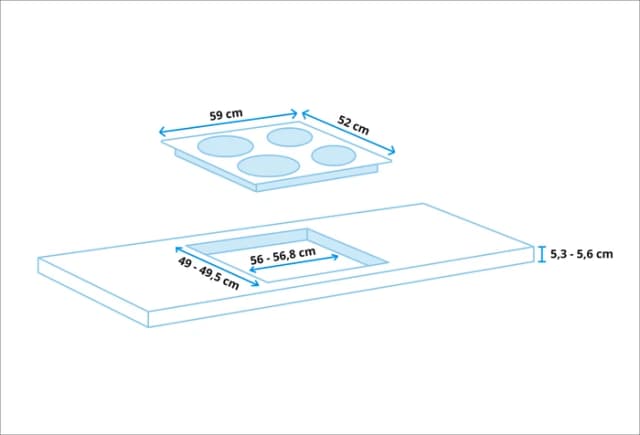 Detalle 2 de Wisberg WBBC460FZF2 Induktionskochfeld