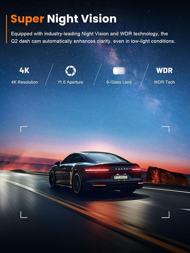 Thumbnail 4 de Galphi 4K Dash Cam Front