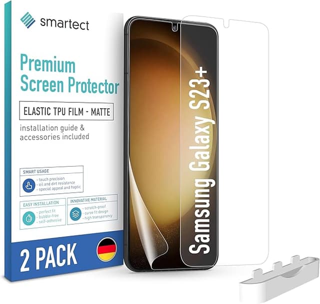 Detalle de smartect TPU Protector Pantalla Galaxy S23 Plus 📱 Mat 2 Piezas