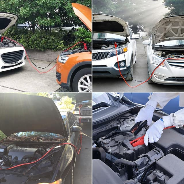 Thumbnail 4 de Jump Leads Car Van Battery Jumper Cables 2000A 4m