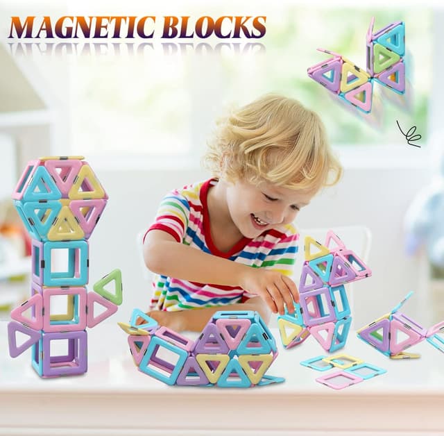 Thumbnail 6 de 38 Pezzi costruzioni magnetiche per bambini 3–8 anni 🧲