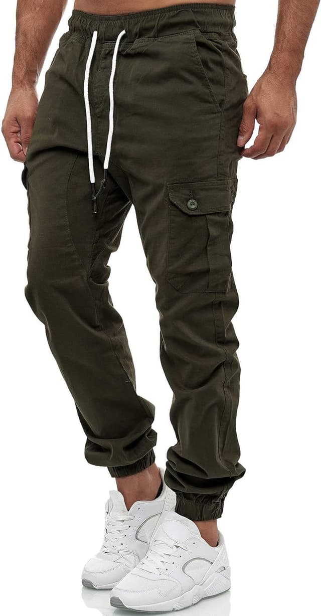 Thumbnail 6 de Tazzio Cargohose Herren Cargo Hose Jogger Chino 16610 – Regular Fit mit Stretch & Kordelzug