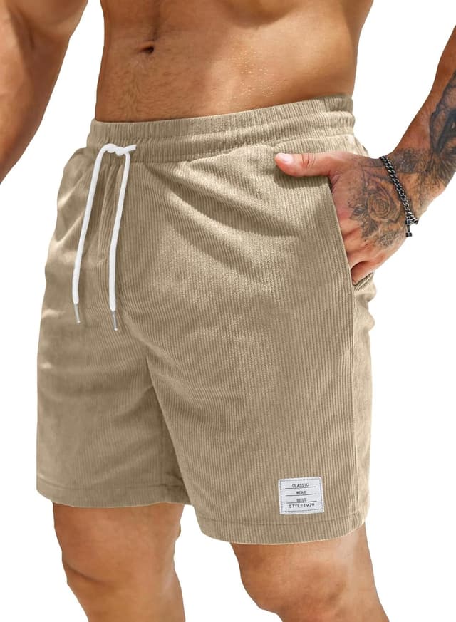 Imagen de JMIERR Corduroy Shorts Herren 100% Polyester en OfertitasTOP