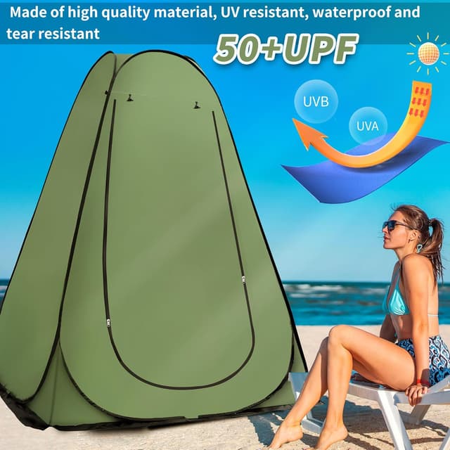 Thumbnail 2 de OUUTMEE Pop-up Duschzelt 150×150×190 cm ⛺