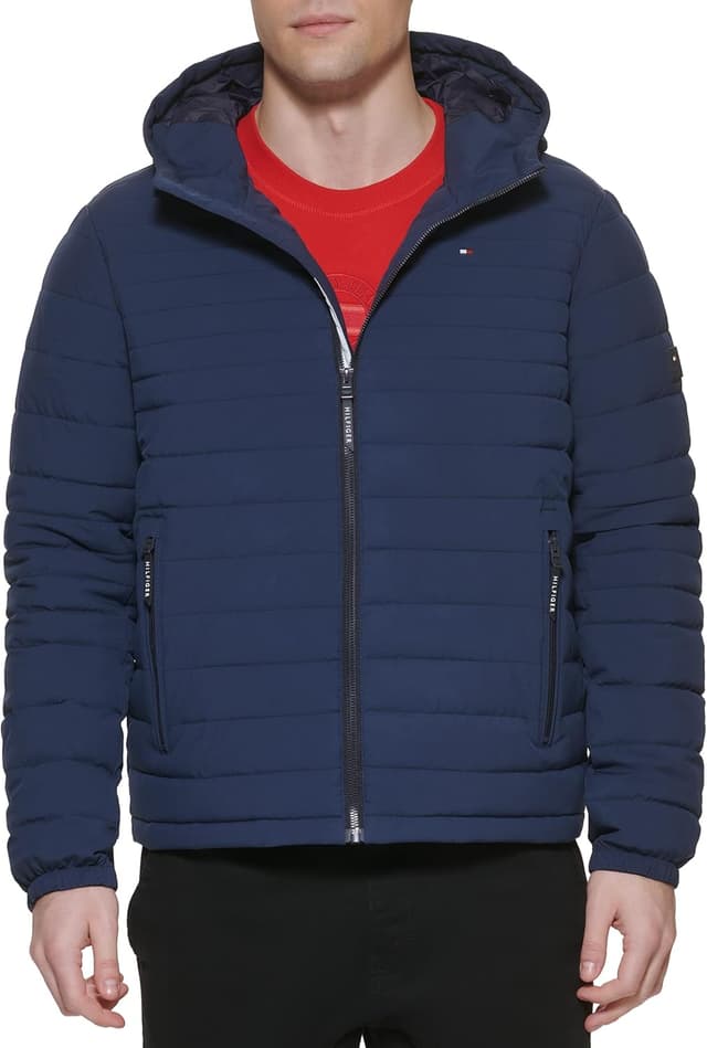 Detalle de Tommy Hilfiger stretch hooded jacket