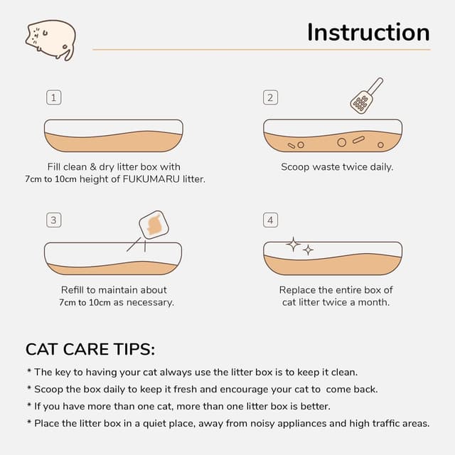 Thumbnail 6 de FUKUMARU Tofu Cat Litter 16 L flushable 🐱