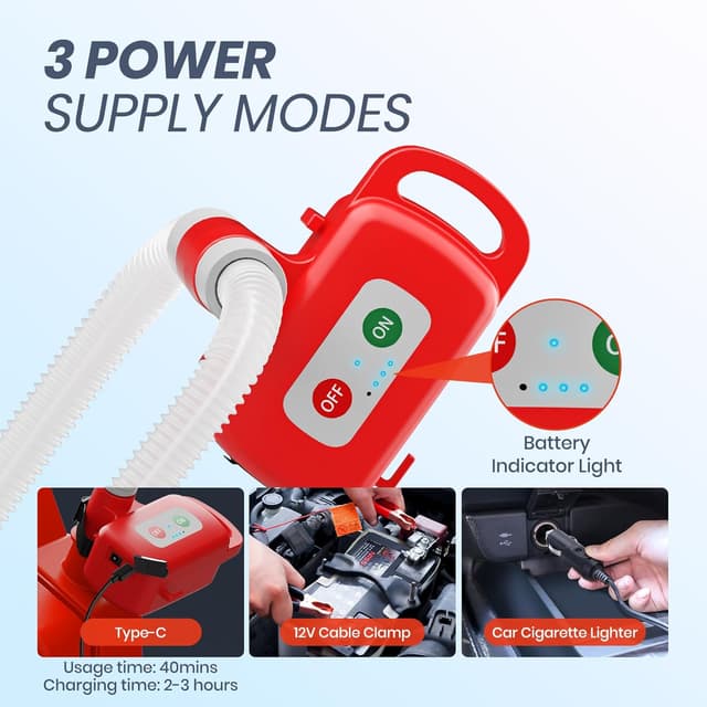 Thumbnail 4 de Nitigo Fuel Transfer Pump 3.2 GPM ðŸ›