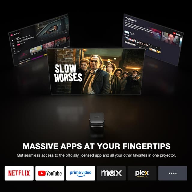 Detalle 2 de VOPLLS Thinnest Smart Mini Projector 1.81-inch