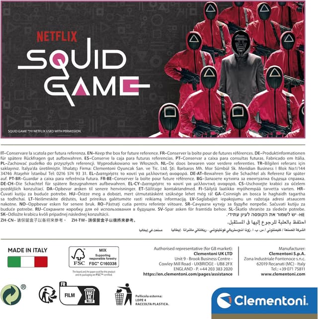 Detalle de Clementoni Squid Game Puzzle Dificil 1500 Piezas