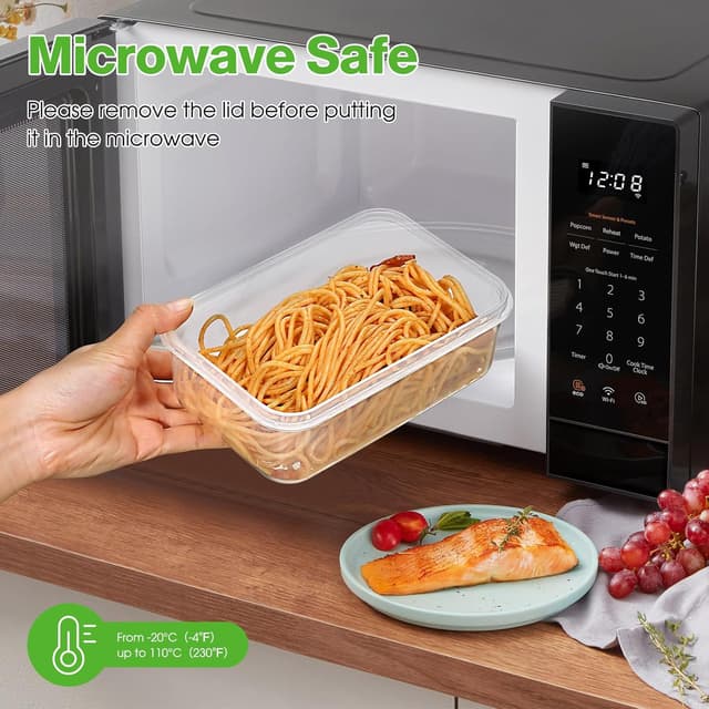 Thumbnail 4 de YASHE 50pcs Airtight Meal Prep Containers