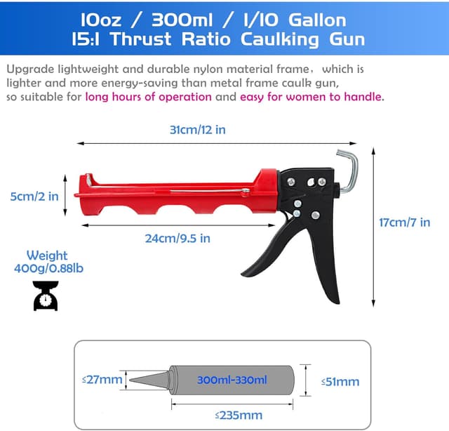 Thumbnail 6 de iLitLuk Pistola para calafateo 15:1 300 ml