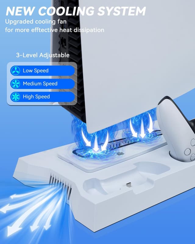 Detalle 2 de Sehawei PS5 Ständer 3-stufig